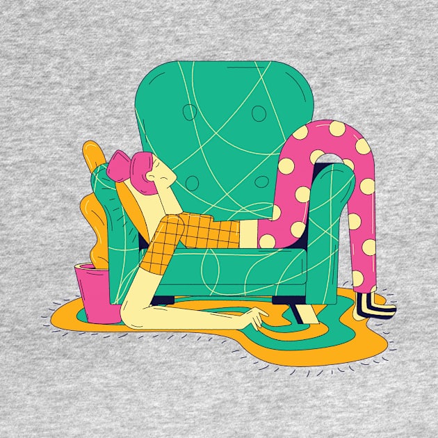 Lazy Girl by The Noc Design